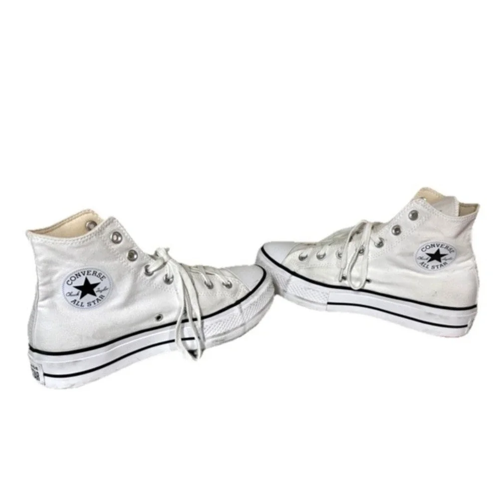 Converse Chuck Taylor All Star Platform High Top Womens White 560846F Size 9